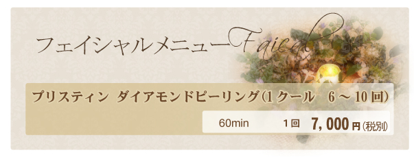 プリスティン価格表